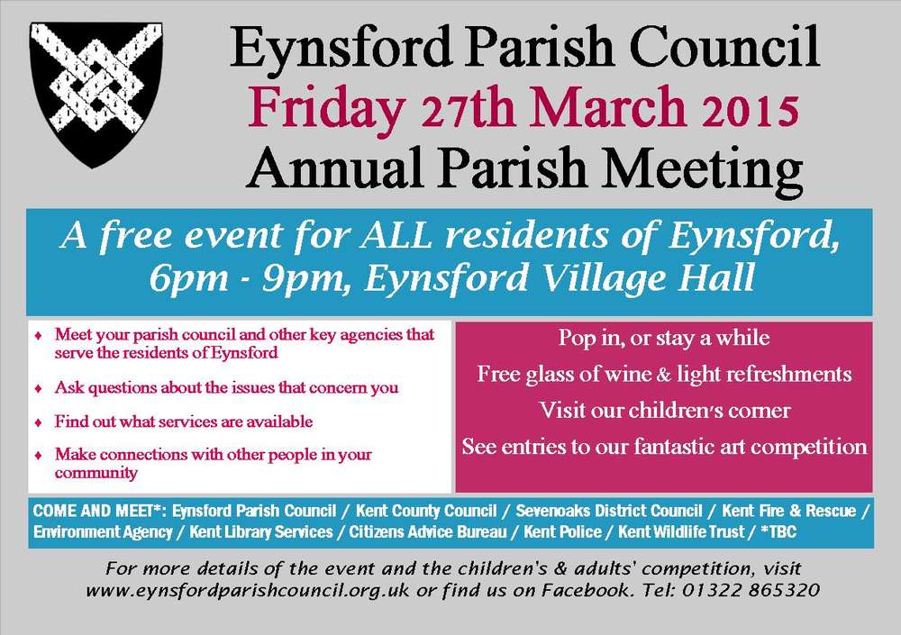 Details Confirmed - Annual Parish Meeting