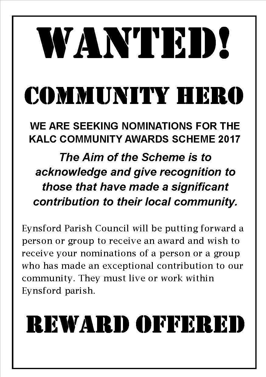 Community Awards - Nominate your Local Hero/s!